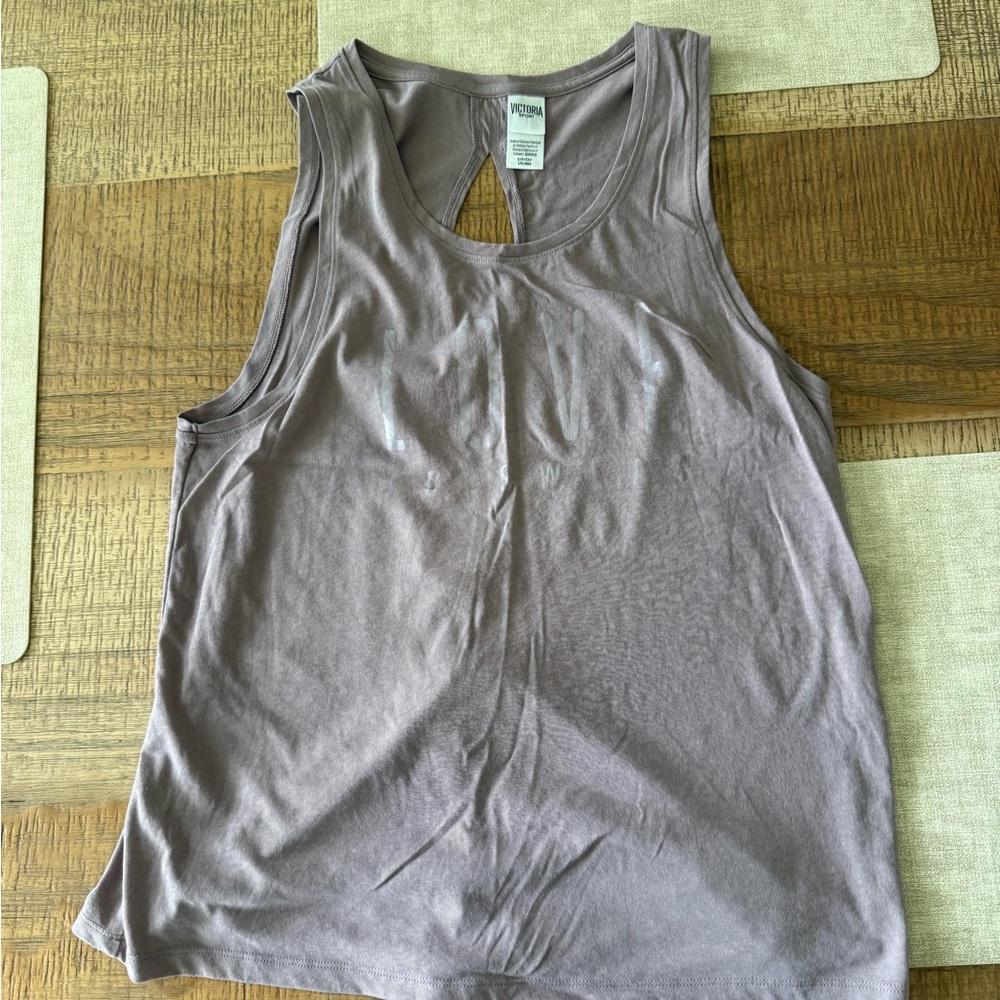 Victoria's Secret Taupe Keyhole Tank Top